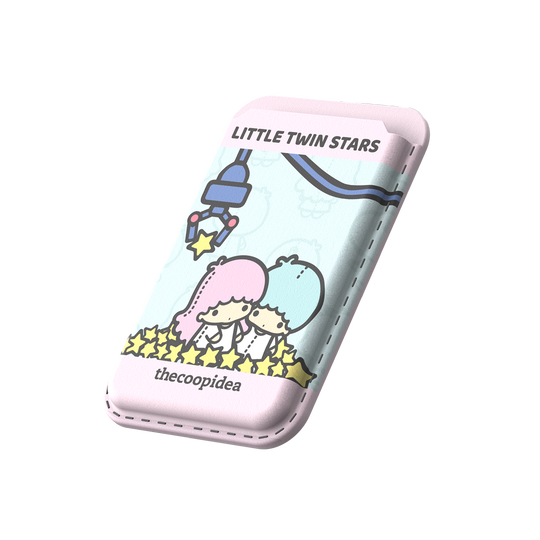 Sanrio WELT Magnetic Card Wallet - Little Twin Stars
