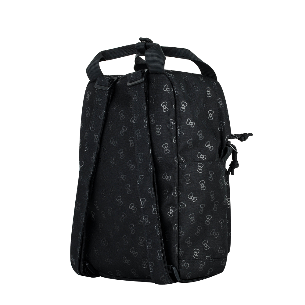 Grinstant x Sanrio Edition - CARA 9.7" Mini Backpack in Hello Kitty Black Overprint