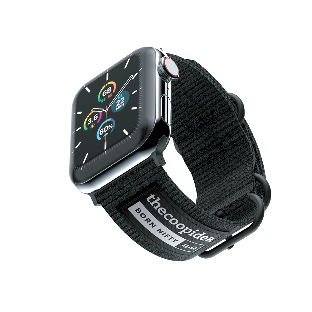  thecoopidea - BELT - Durable Nato Apple Watch Straps - Black