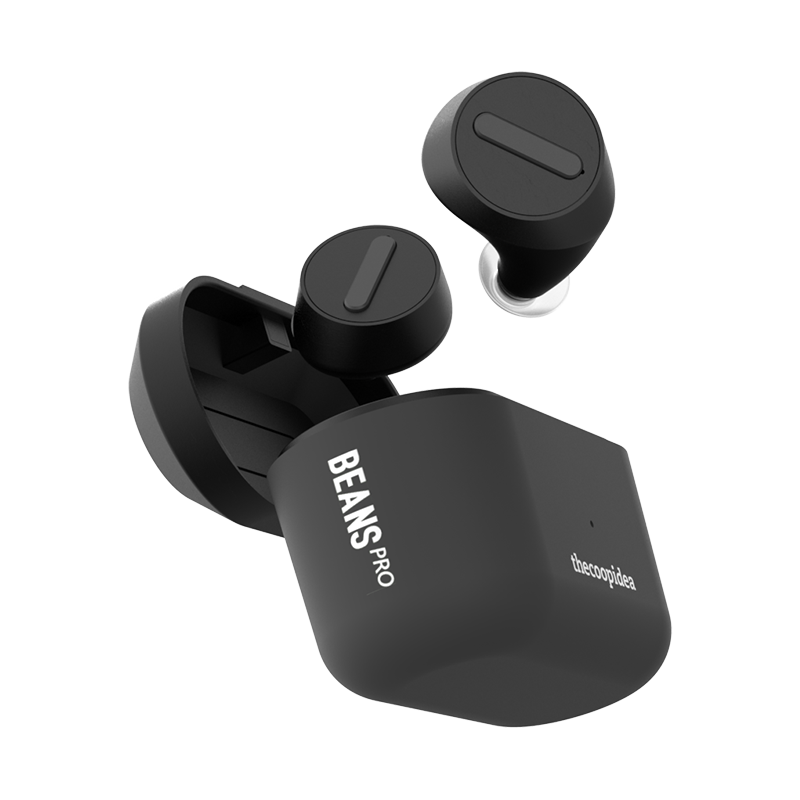 thecoopidea - BEANS PRO ACTIVE True Wireless Earbuds- BlackMist