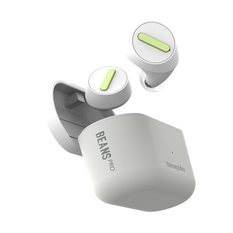 thecoopidea - BEANS PRO ACTIVE True Wireless Earbuds - OffWhite