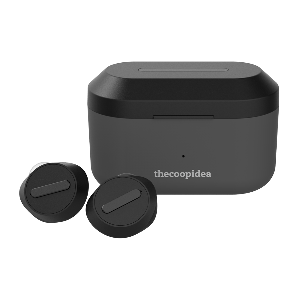 thecoopidea - BEANS PRO ACTIVE True Wireless Earbuds - BlackMist