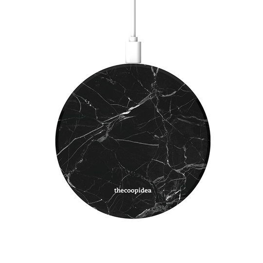 thecoopidea - MOON - Marble Black Wireless Charging Pad