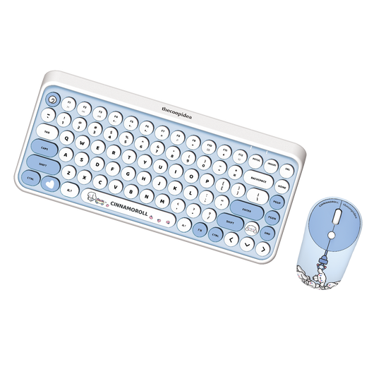Sanrio TAPPY Wireless Keyboard Set - Cinnamoroll