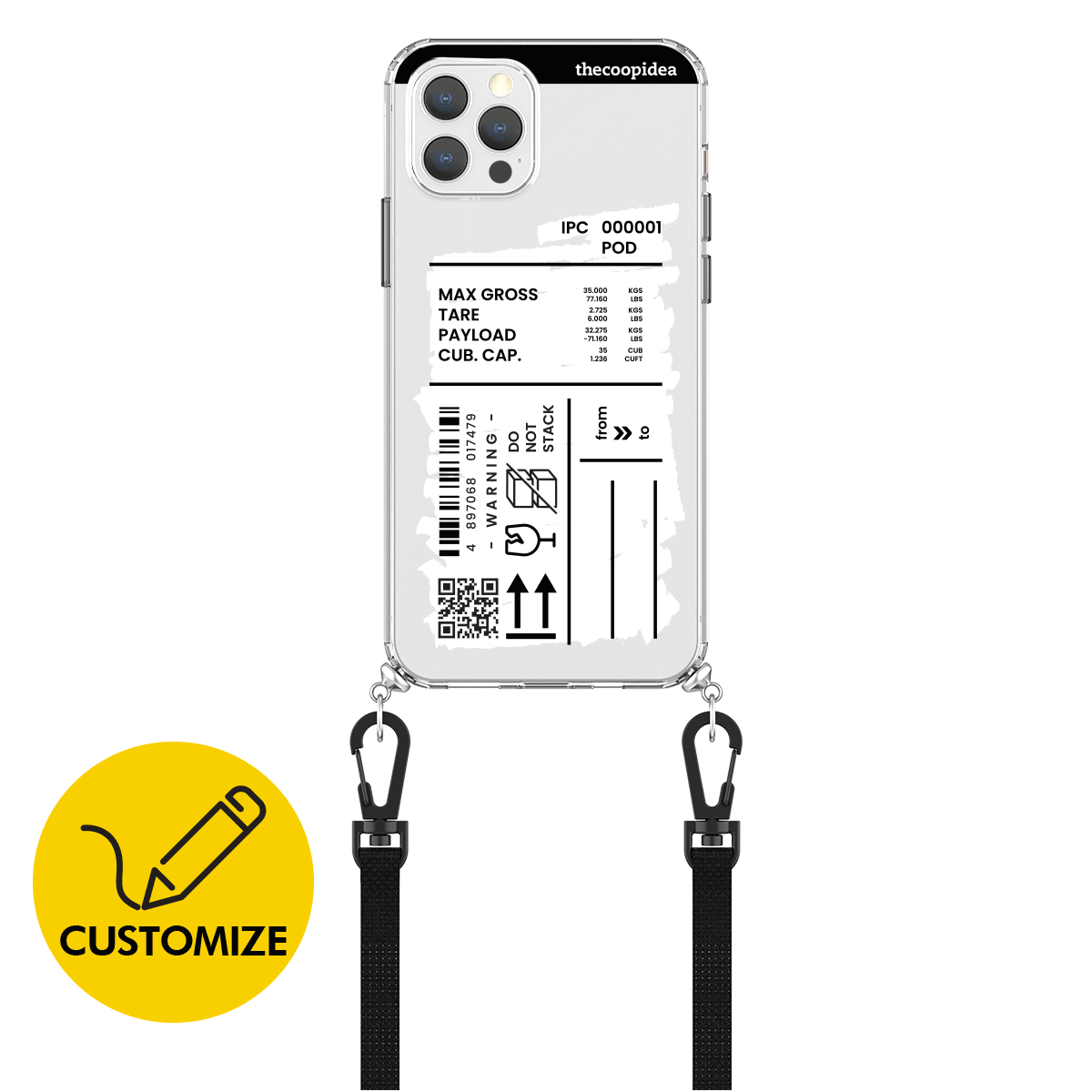 Customize CANVAS iPhone 12/12 Pro Case Cargo thecoopidea