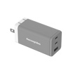 MINI BLOCK S - USB C 65W 3 Ports PD GAN Charger - Grey