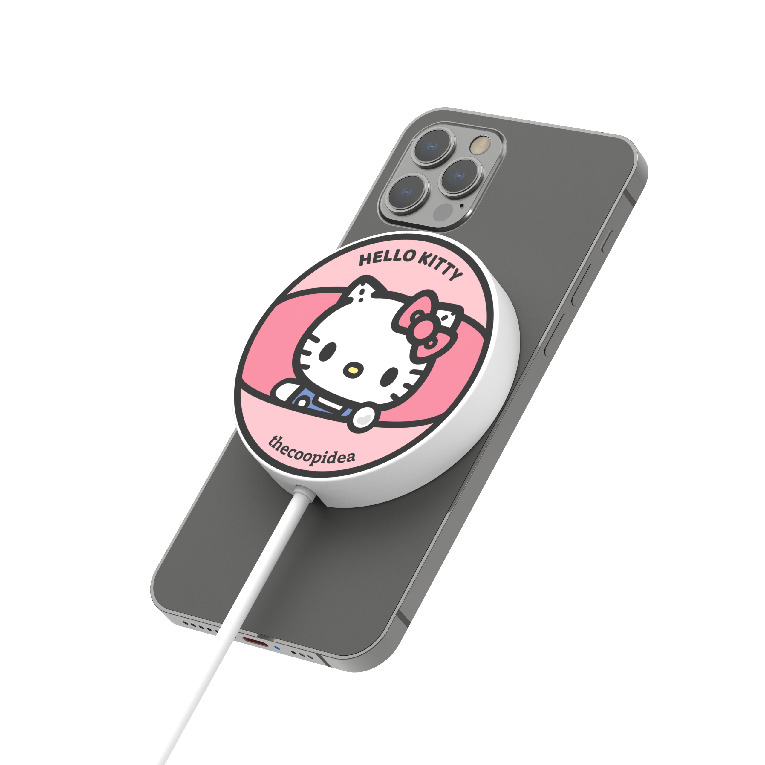 Sanrio GACHA Magnetic Charging Pad - Hello Kitty