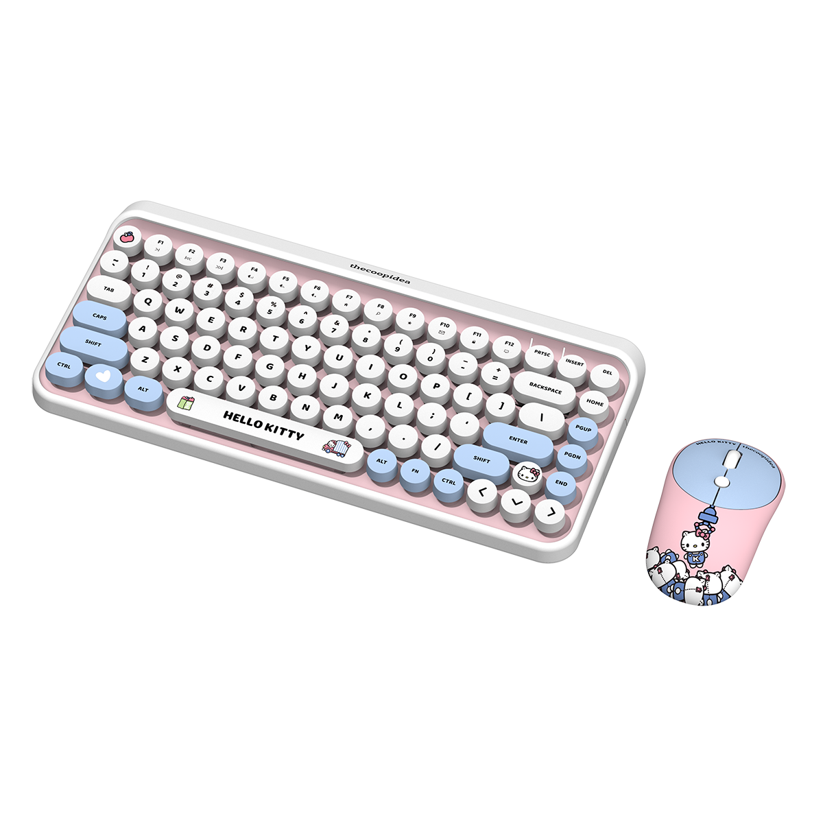 Sanrio TAPPY Wireless Keyboard Set - Hello Kitty