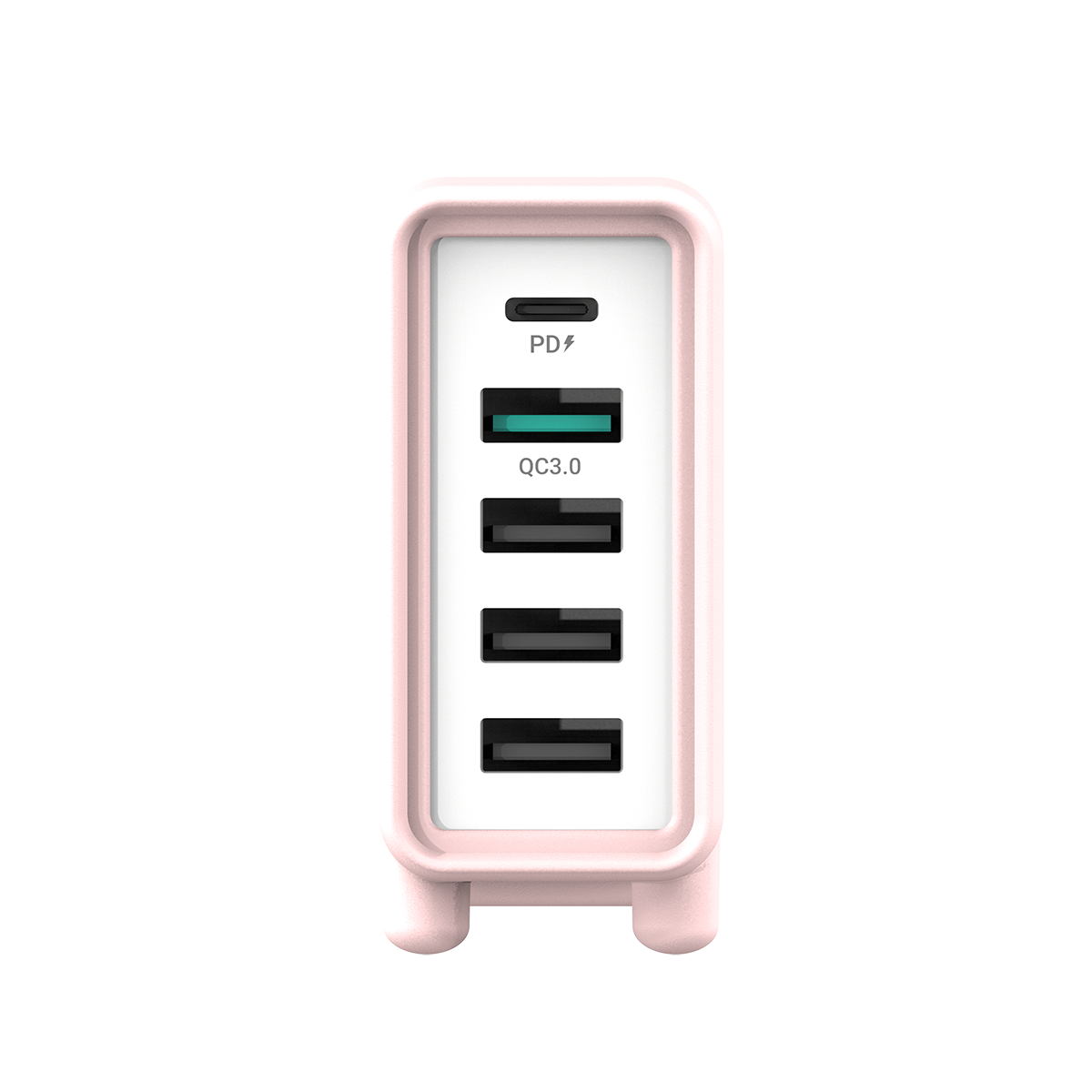JELLO - 32W 5 Port PD Charger with USB-C and 4 USB-A output (UK plug)
