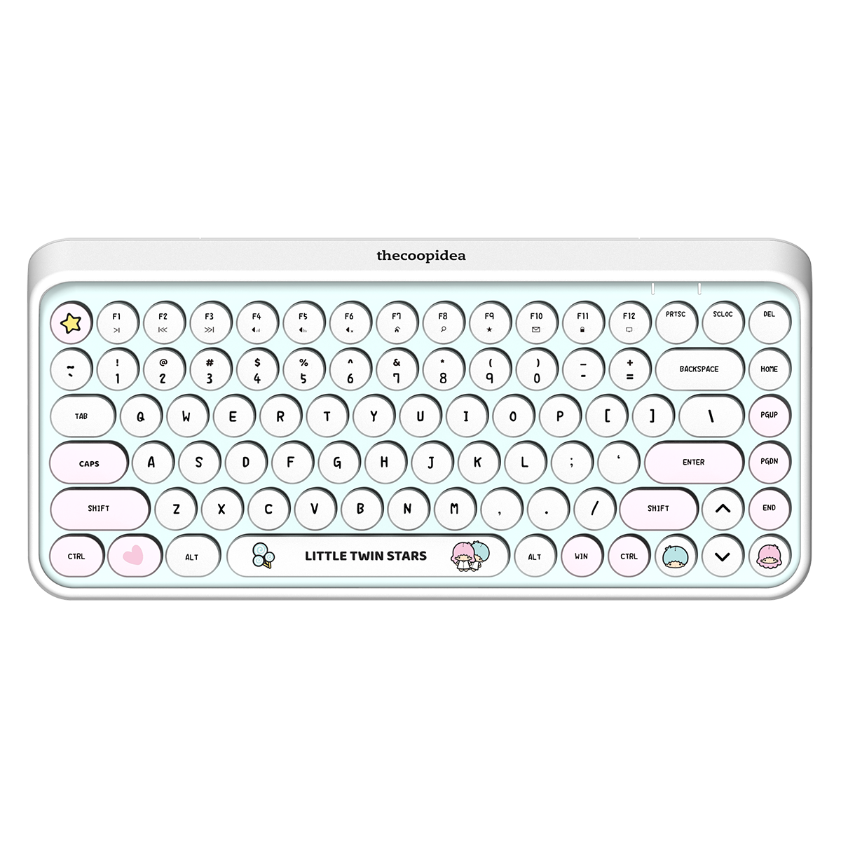 Sanrio TAPPY Wireless Keyboard Set - Little Twin Stars