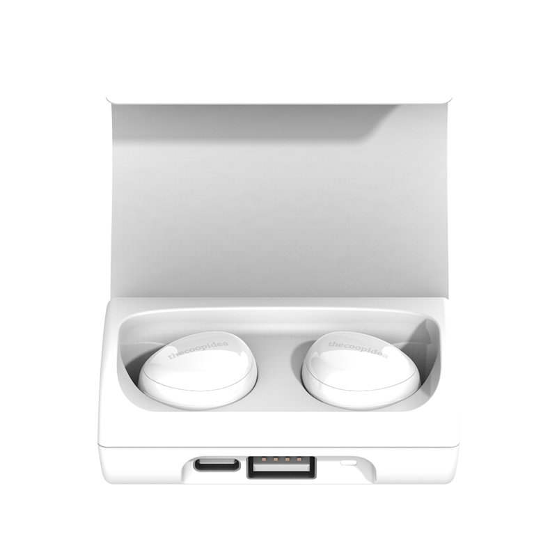 thecoopidea - BEANS+ True Wireless Earbuds - White