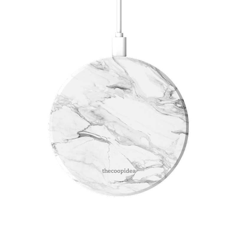thecoopidea - MOON - Marble White Wireless Charging Pad