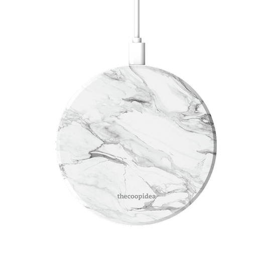 thecoopidea - MOON - Marble White Wireless Charging Pad