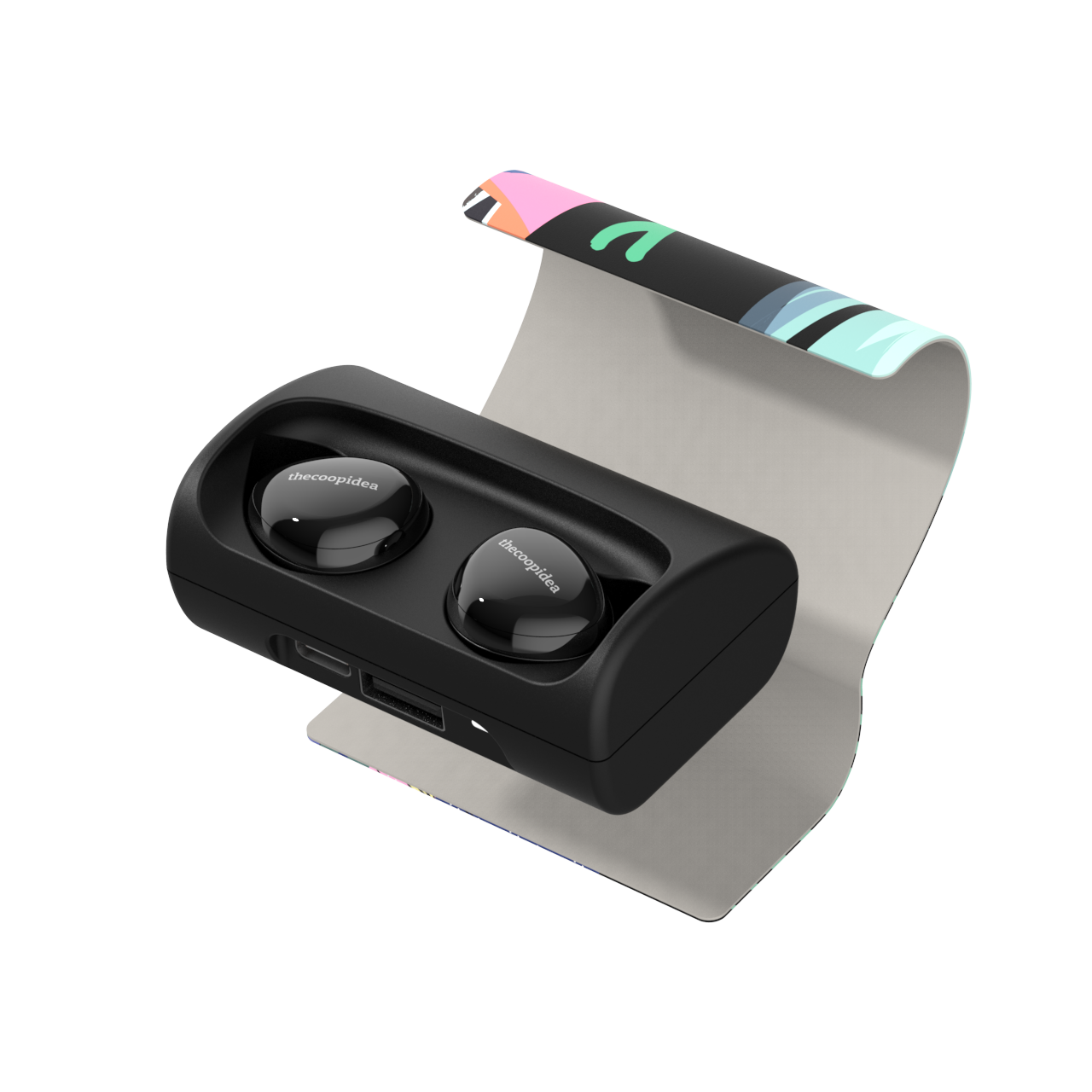 thecoopidea - BEANS+ True Wireless Earbuds - Black