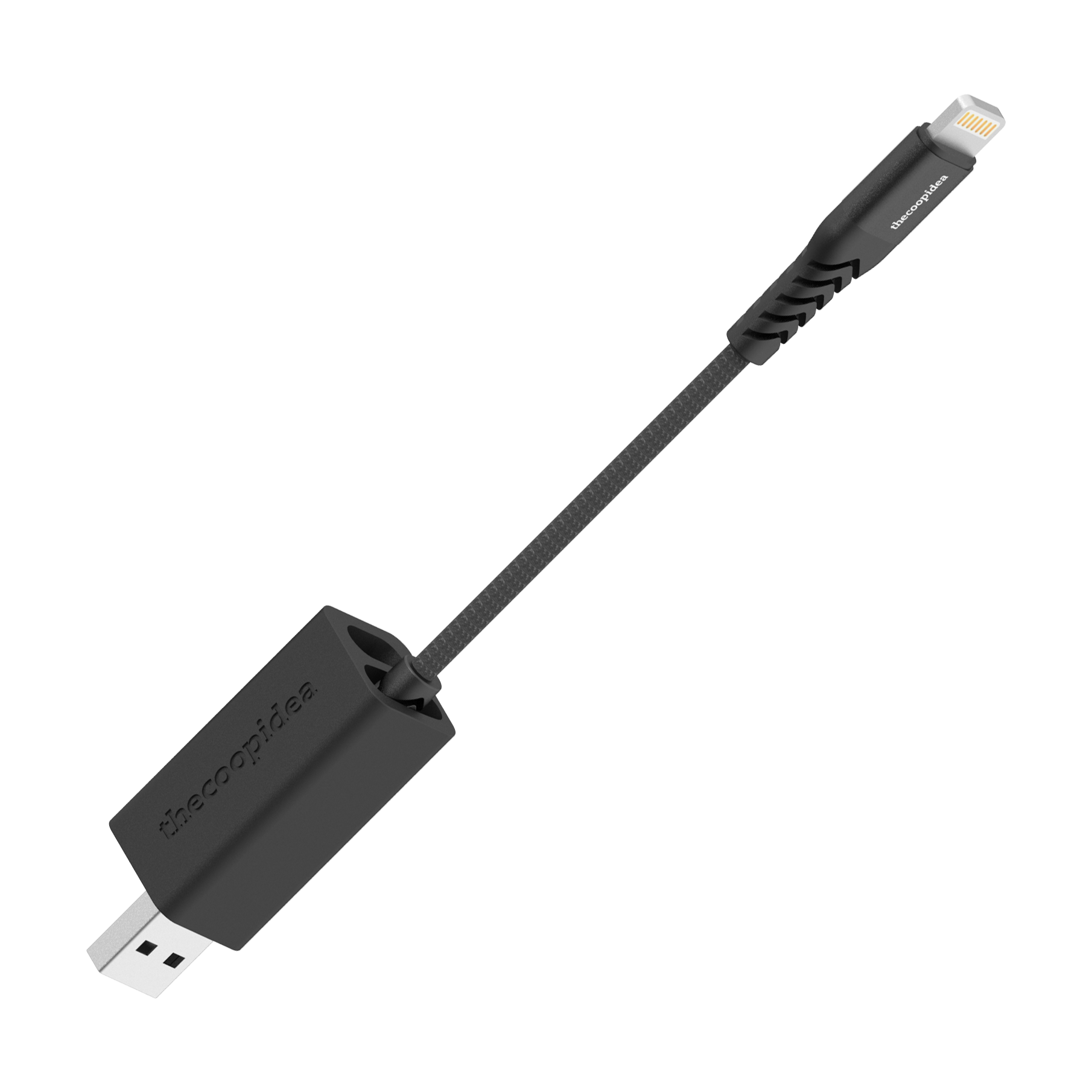 FLEX LOOP - 10CM USB to MFI Cable with Silicone case