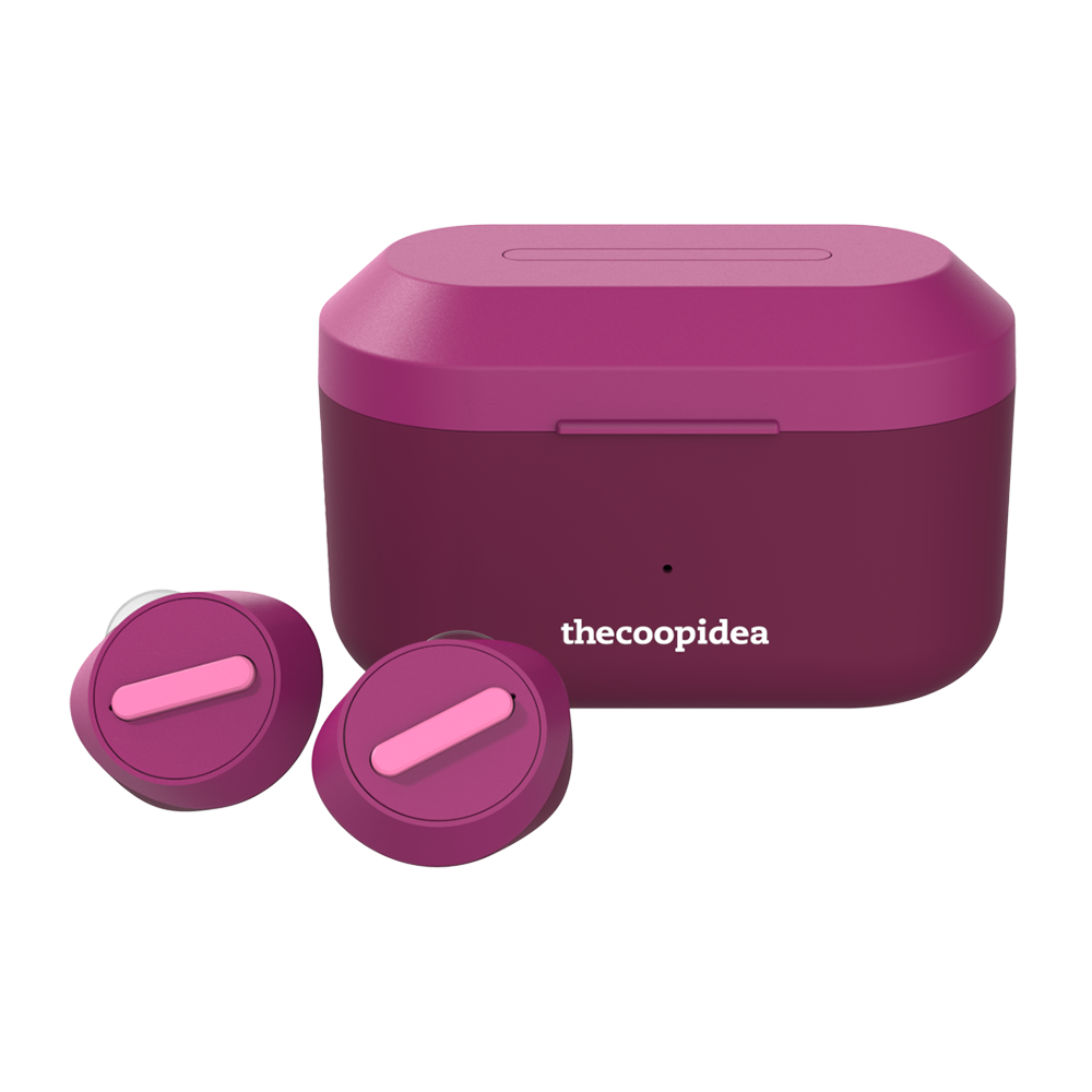 thecoopidea - BEANS PRO ACTIVE True Wireless Earbuds - SmokyPurple